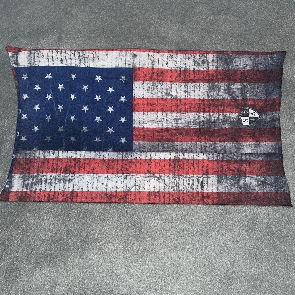 SA Co - America Flag - Face Neck Shield Mask Seamless Bandana Motorbike Tube